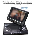 thumbnail image 2 of 7.8 Inch 16:9 Widescreen DVD Player 270° Rotatable LCD Screen Home Car TV DVD Player Portable VCD MP3 Viewer With Game Function ,Swivel Screen, 2 of 5