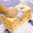 thumbnail image 3 of Car Wash Sponge Honeycomb Extra Large Cleaning Tool Car Yellow Sponge Block for Home, 3 of 6