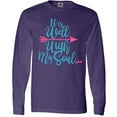 thumbnail image 3 of Inktastic It is Well with My Soul Pink Arrow Long Sleeve T-Shirt, 3 of 5