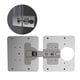 thumbnail image 5 of Kit De Bisagras Para Puerta De Gabinete Bisagras De Acero Inoxidable Placa De Reparación Fácil Instalación Reemplazo De Muebles Puerta De Gabinete Bisagras Para Ventanas Accesorio De Hardware Noticed EL006636-00, 5 of 6