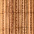 thumbnail image 1 of Ahgly Company Indoor Square Abstract Orange Modern Area Rugs, 5' Square, 1 of 4