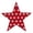 Red, variant on Getwin,Star Signs Tray,Wooden Table Decor,Star Shaped Desktop ornament Ideal for National Holiday Family Gathering Layout indoor Table Embellishment and Festival Decoration