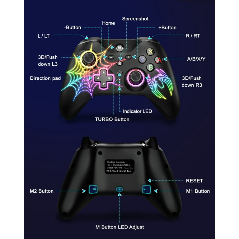 Zakgbxbig Controller Per Switch, Controller Wireless Pro Per Switch - Foto 7