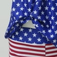 thumbnail image 6 of CALAFEBILA Juniors Swimsuits Modest Tankini 2 Piece 4th of July Independence Day Summer Seaside American Flag Graphic Bathing Suits, 6 of 8