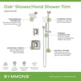 thumbnail image 2 of Symmons 5695STN15TRM Oak Shower Only Trim Package - Nickel, 2 of 7