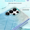 thumbnail image 3 of Dteck Built-in Screen Protector Case for Samsung Galaxy S24 Ultra,Compatible with Mag-Safe Slim TPU+PC Full-Body Stylish Shockproof Protective Cover,Blue, 3 of 7