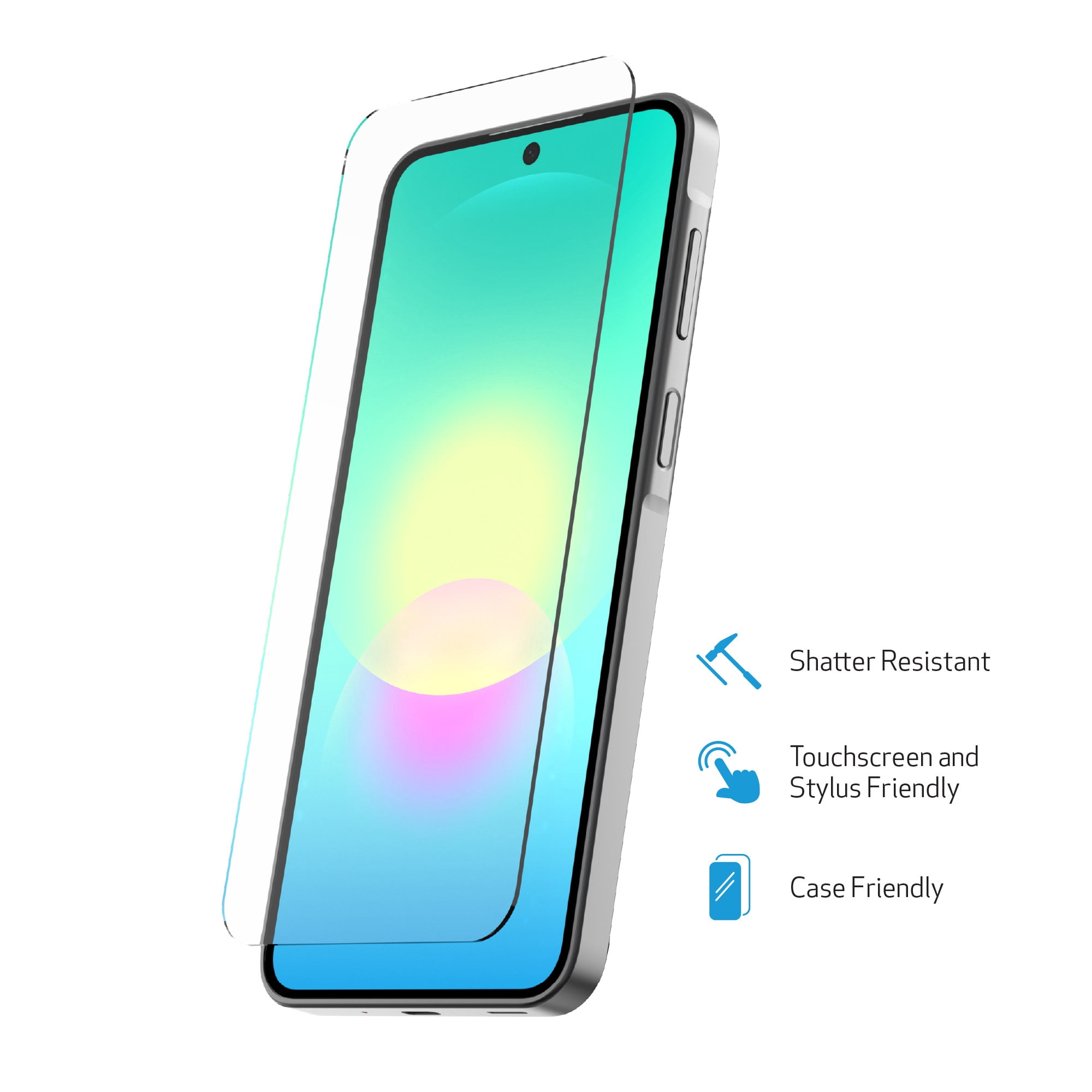 DuraGlass Tempered Glass Screen Protector for Samsung Galaxy A27 5G with Quick Application Tray