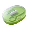 thumbnail image 1 of Retainer Case Protection Organizer Tray Dentures Storage Boxes for Office Travel Green, 1 of 9
