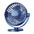 Portable Fan,High Velocity Fan Small Box Fan 360 Deg Ree Vertical and Horizontal Rotation Usb
