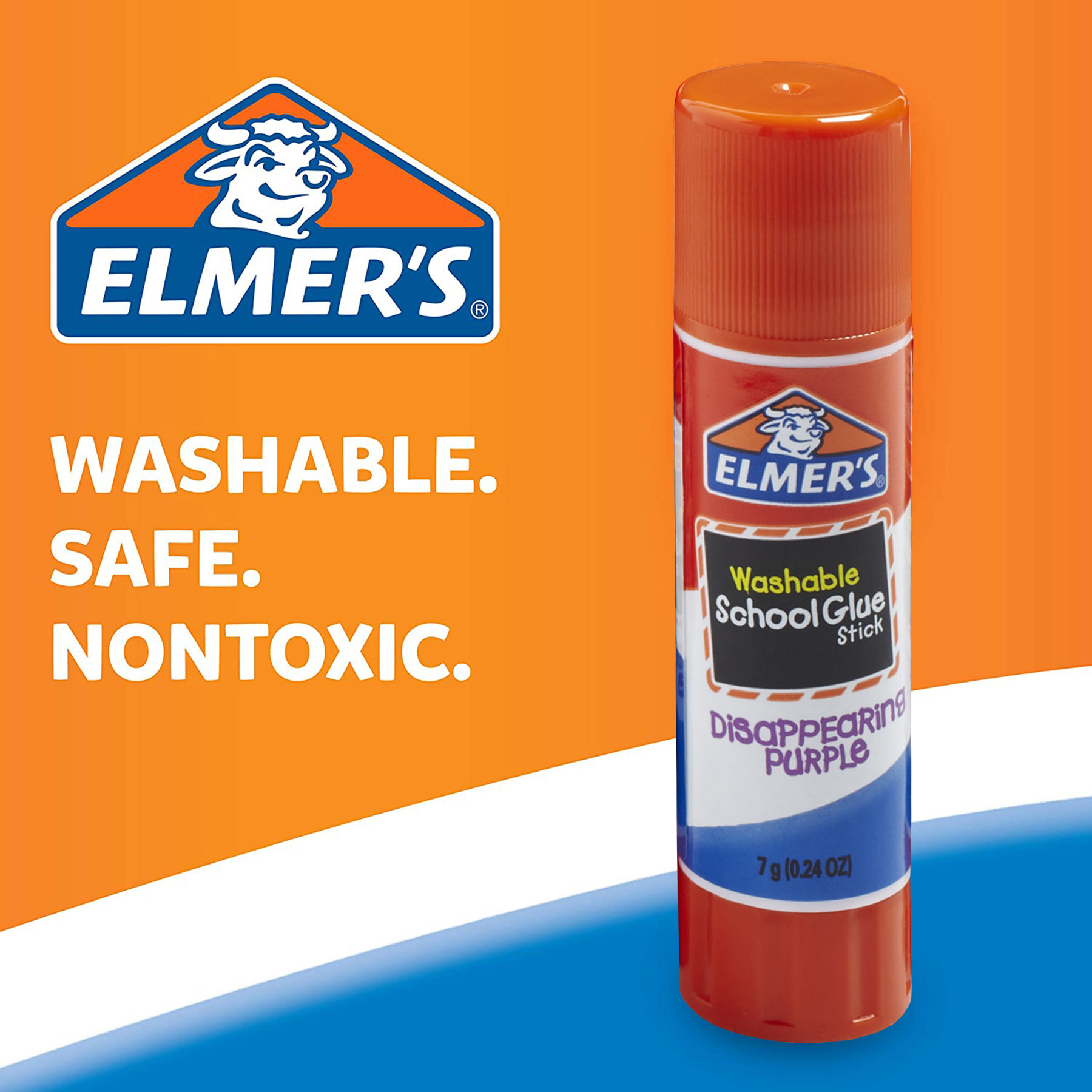Elmer's Disappearing Purple School Glue Sticks, Washable, 7g (0.24 oz), 4 Count - image 2 of 5