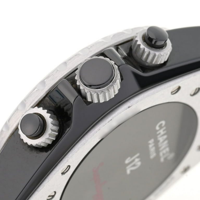 Pre-Owned CHANEL Chanel J12 Superleggera H1624 men's ceramic aluminum watch  self-winding silver dial (Good) 