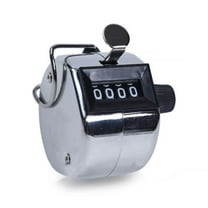 4 Digital Number Hand Held Tally Counter Clicker Manual Counting 9999