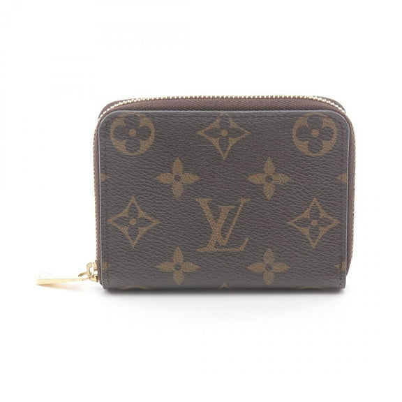 Pre-Owned Louis Vuitton Zippy Coin Purse, Monogram, Women's, Brown, M60067 (Fair)