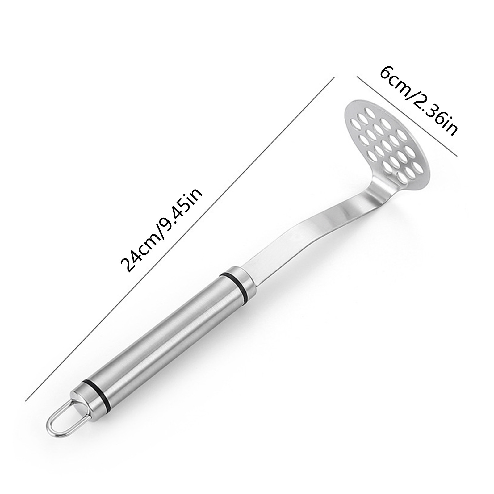 Comprehensive Culinary Accessories Stainless Steel Mashing Spoon Potato ...