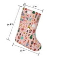 thumbnail image 2 of Christmas Stockings,Pink Christmas Nutcracker Pattern Stockings Christmas,14.8'' Xmas Stockings,Christmas Party Favors,Christmas Party Decorations,Christmas Stockings Personalized, 2 of 5