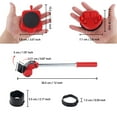 thumbnail image 2 of VORFOR Furniture Mover Lifter Heavy Furniture Lifting Sliders Roller Moving Device Transport Lifter and Mover Roller for Home Bed, Desk, Table, Sofa, 2 of 12