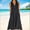 Black A, variant on Summer Dresses for Women Cotton Linen Dress 2025 Summer Beach Sleeveless Sundress Blue L