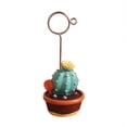 thumbnail image 4 of WHAMVOX Succulent Plants Microlandschaft Memo Clips Message Photo Holder Stand (Cactus ), 4 of 8