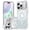 White, variant on JETeacka Wavy Edge Magnetic Camera Stand for iPhone 16 Pro Case, White Protective Cover with Lens Kickstand