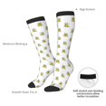thumbnail image 4 of Fotbe Rubber Duck Showe Calcetas Divertidas Estampadas para Hombre y Mujer, Calcetas de Algodón hasta la Rodilla para Caminar, Correr, Enfermería y Embarazo, 4 of 6