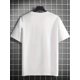 thumbnail image 2 of Camiseta informal cómoda para hombre: algodón ligero y transpirable con estampado geométrico moderno, cuello redondo, manga corta, estampado de moda, versión convencional, estilo informal, camiseta de, 2 of 4