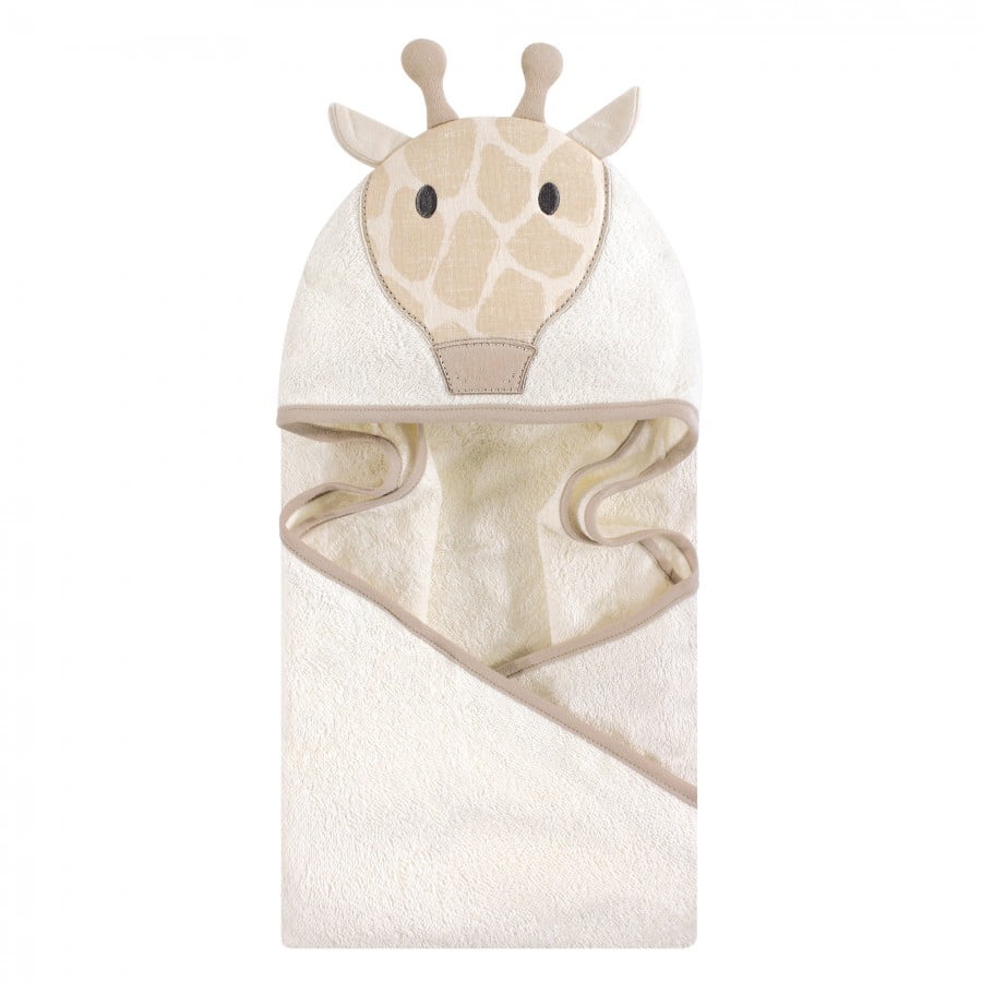 One Size Neutral Llama Little Treasure Unisex Baby Cotton Animal Face Hooded Towel 