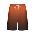 thumbnail image 6 of PNTUTB Fashionable Shorts for Men Casual Shorts Gradient Elastic Waistband Drawstring Lining Quick-Dry Fabric Loose Comfortable Beach Shorts with Pockets, 6 of 7