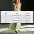 thumbnail image 3 of Snorda Women's Striped Dress Summer Round Neck Sleeveless Striped Solid Color Casual Dress Flowy Sundress Ideal for Daily Wear Beach Vacation & Party, 3 of 7