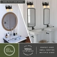 thumbnail image 4 of Bozeman 2 Light Bronze Rustic Bear Bathroom Vanity Fixture, 4 of 10