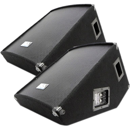 Seismic Audio Pro Audio SA-15MT 2-way Floor Standing Speaker, 300 W RMS, Black