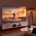 thumbnail image 5 of Portable Projector, 4K Projector, Projector 4K Supported 200" Display WiFi 6 Bluetooth 5.0 Auto Correction | Portable Movie Projector For Home & Gaming, 5 of 7
