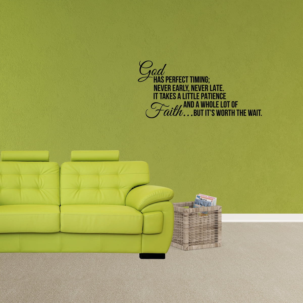Henry Ford Quote Inspirational Wall Decal Home Decor Typography 36 x 16 inches 