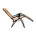 thumbnail image 2 of Elevon Adjustable Outdoor Zero Gravity Deck Recliner Lounge Chair, Beige, 2 of 5