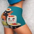 thumbnail image 4 of Fotbe I Love Sushi Shorts Sin Costuras – Shorts Deportivos de Cintura Alta para Mujer, Elásticos para Gimnasio, Yoga, Running o Ciclismo-Small, 4 of 8
