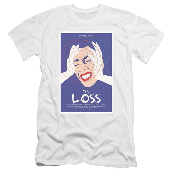 Star Trek Tng Season 4 Episode 10 Premium Canvas Adult Slim Fit 30/1 T-Shirt White