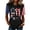 Black, variant on EANJE Womens 9/11 25th Anniversary Shirt Never Forget Short Sleeve Anniversary T-Shirt Patriot America Tribute September 11 Vintage Graphic Tee Patriotic Usa Flag Crew Neck Top Deep Red XL