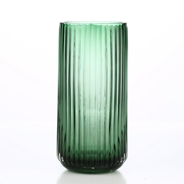 Jarrón de decoración vertical Jarrón moderno Cristal Transparente Arreglo de flores hidrop Tomfeel Artesanía de vidrio