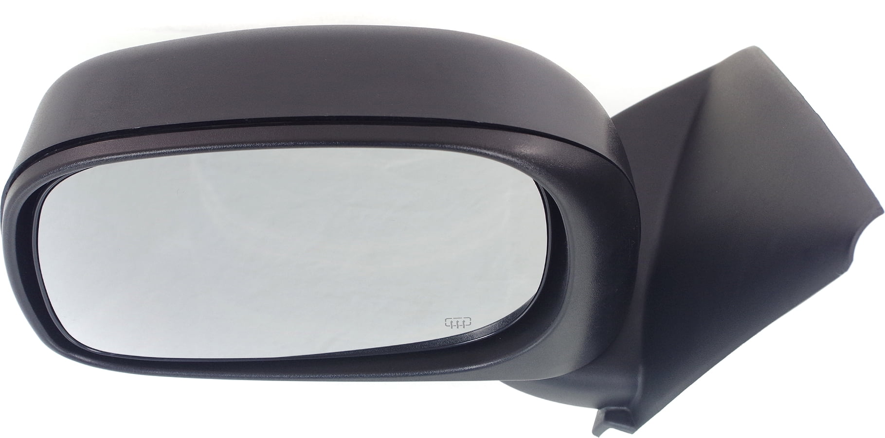 Mirror Compatible With 2002-2009 Dodge Ram 3500 2500 Left Driver Side Heated Textured Black Kool-Vue