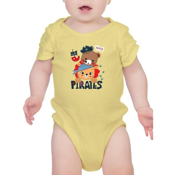 Animal Pirates Bodysuit Infant -Image by Shutterstock,  24 Months