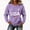 Purple, variant on longantii Patriotic Shirt for Women 250 Anniversary Crew Neck Tees Relaxed Fit Long Sleeve Flag Graphic Cloth Independence Day Pullover Red XL