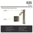 thumbnail image 5 of MR Direct 635 Vessel Sink Ensemble with a Brushed Nickel finish 726 faucet, pop-up drain, and sink ring., 5 of 7