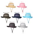 thumbnail image 3 of yeacher UV-Protection Quick-Dry Fishing Hat in Sky Blue - Lightweight Nylon, Adjustable Fit, Wide Brim for Outdoor Activities, 3 of 7
