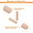 thumbnail image 3 of Uxcell 150 Paquete 3/16" x 13/16" Clavos de madera, Pin acanalado para muebles, 3 of 6