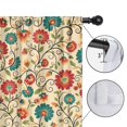 thumbnail image 4 of Pioneer Flower Floral Print Pattern Teens Curtains,Teens Insulated Curtains Set Of 2,Bedroom Essentials,Toddler Room Decor 52"x84", 4 of 5