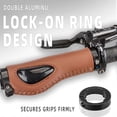 thumbnail image 4 of Bike Handle Grips Ergonomic Design Soft Gel Dual Lock, 4 of 5