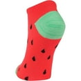 thumbnail image 3 of Sof Sole Lifestyle No Show Stay Put Fit Socks, Watermelon, Medium, 6 Pair, 3 of 4