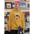 thumbnail image 2 of Toon Style Glass W Beverage Hoodie Men -Image by Shutterstock, Male XX-Large, 2 of 4