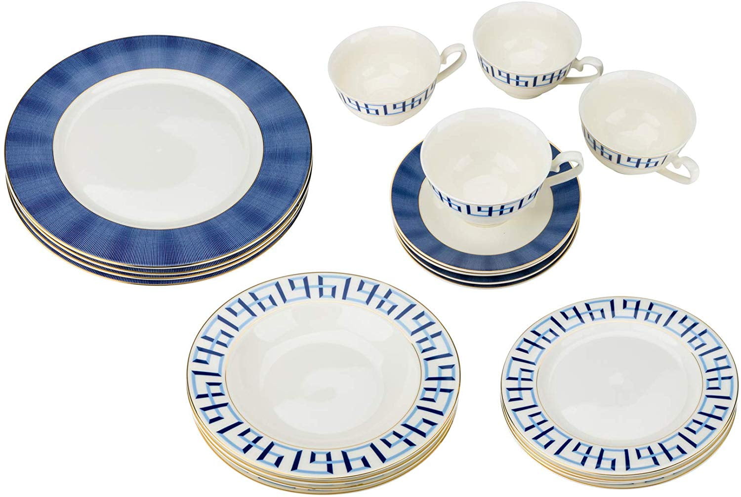 Joseph Seigh, 671920A, Bone Porcelain Dinnerware Set w/ Novelty
