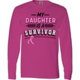thumbnail image 3 of Inktastic My Daughter is a Survivor Breast Cancer Awareness Long Sleeve T-Shirt, 3 of 5