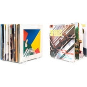 Hudson Hi-Fi Vyramid Vinyl Record Storage Record Holder for Albums – Vinyl Organizer Record Albu Storage Fits 10" 12"